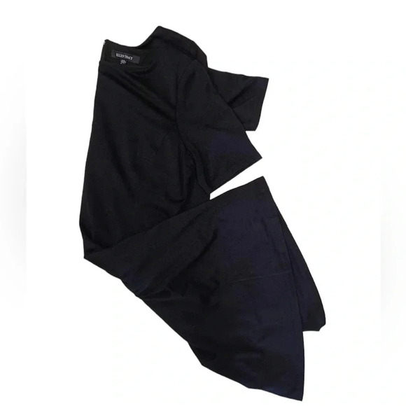 Ellen  Tracy Knee Length Black Dress Size XL - Picture 6 of 10